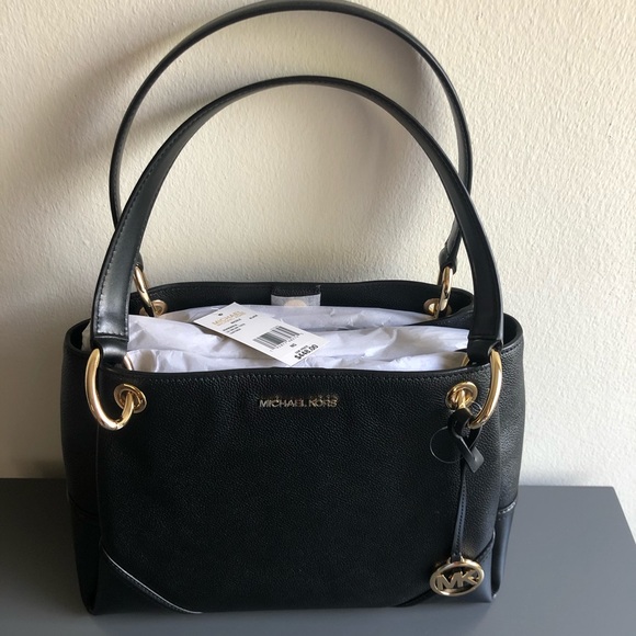 Michael Kors Black Leather Purse - Picture 3 of 13